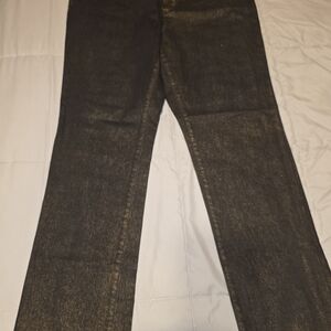 Ralph LAUREN Black/Gold Women's Jeans